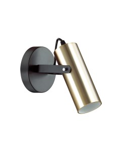 Светильник настенный CLAIRE 3714/1W MODERNI LN19 100 золотой, чёрный (GU10, LED) Lumion