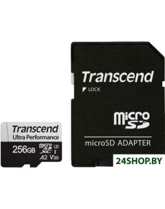 Карта памяти microSDXC 340S 256GB с адаптером Transcend