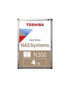 Жесткий диск NAS N300 4Tb HDWG440UZSVA Toshiba