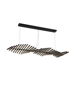 Люстра подвесная SLD001.403.30 черный/черный, белый (30*5Вт, 3000-6000K, LED) St luce