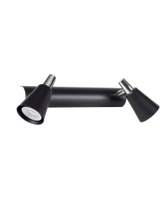 Светильник наст.-пот./спот SEMPRA EL-2I B-SR ч. (GU10, 2*35Вт) 33093 Kanlux