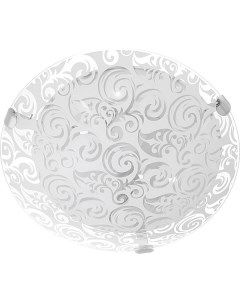 Светильник настенно-потолочный Агора D300 НПБ 02-2х60-107 матовый белый Aitin-pro