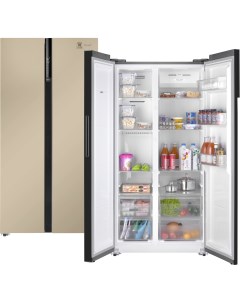 Холодильник WSBS 600 BeG NoFrost Inverter Weissgauff