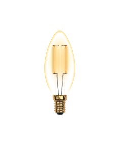 Лампа светодиодная С35 5Вт Е14 GOLDEN Vintage LED Uniel