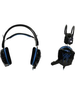 Наушники с микрофоном RUSH COBRA SBHG 1000 черн синяя Smartbuy