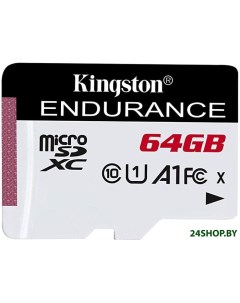 Карта памяти High Endurance microSDXC 64GB Kingston