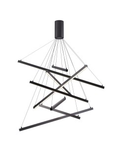 Светильник подвесной  COMETA 3860/96B (96Вт, 3000К, LED) черный Odeon light