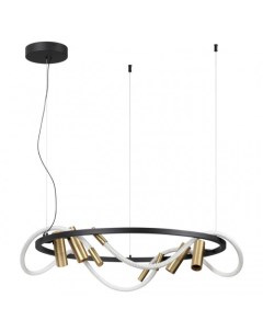 Светильник подвесной CORDA 4397/55L (50Вт, 3000К, IP20, LED) черный/антич.бронза Odeon light