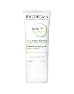 Крем для жирной и проблемной кожи склонной к акне Sebium Global 30 Bioderma
