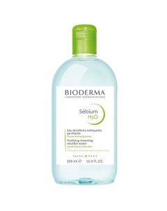 Мицеллярная вода очищающая для жирной и проблемной кожи лица Sebium H2O 500 Bioderma