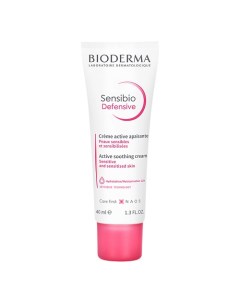 Легкий увлажняющий крем для чувствительной кожи лица Sensibio Defensive 40 Bioderma