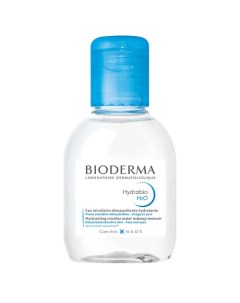 Мицеллярная вода очищающая для сухой и обезвоженной кожи лица Hydrabio H2O 100 Bioderma