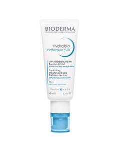 Солнцезащитный Перфектор крем для обезвоженной кожи лица SPF 30 Hydrabio 40 Bioderma
