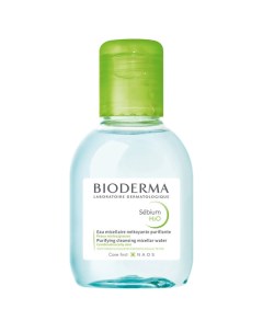 Мицеллярная вода очищающая для жирной и проблемной кожи лица Sebium H2O 100 Bioderma