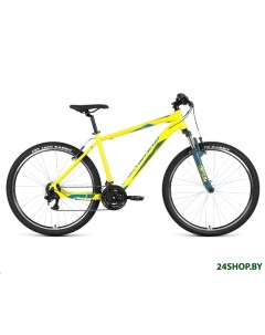 Велосипед Apache 27 5 1 2 р 17 2022 желтый зеленый RBK22FW27276 Forward