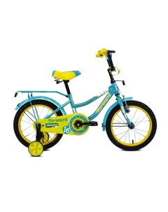 Детский велосипед Funky 16 2022 бирюзовый желтый Forward