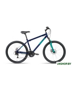 Велосипед Altair MTB HT 26 2 0 D 2022 темно синий бирюзовый рама 19 RBK22AL26114 Altair (велосипеды)