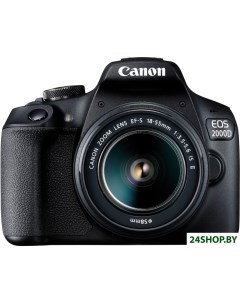 Фотоаппарат EOS 2000D Kit 18 55mm IS II черный 2728C003 Canon