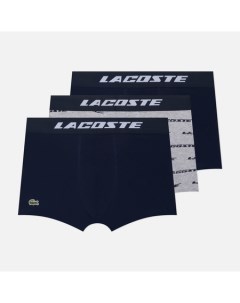 Комплект мужских трусов Underwear 3 Pack Casual Contrast Waist Trunk Lacoste