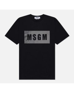 Мужская футболка Box Logo Print Msgm
