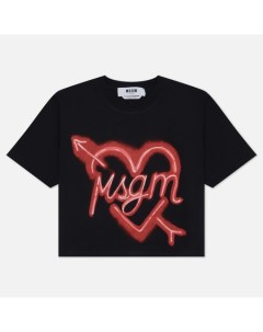 Женская футболка Neon Heart Print Msgm