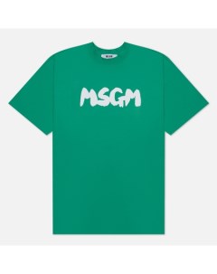 Мужская футболка New Brush Stroke Logo Msgm