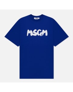 Мужская футболка New Brush Stroke Logo Msgm