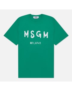Мужская футболка Brush Stroke Logo Msgm