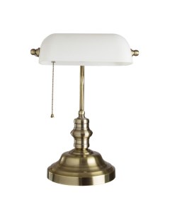 Светильник настольный Banker A2493LT-1AB (1*60Вт, E27) Arte lamp
