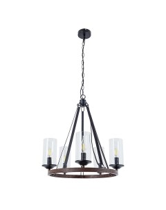 Светильник подвесной Dalim A7014SP-5BK (5*60Вт, E14) Arte lamp