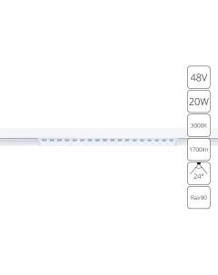 Светильник трековый магнитный Instyle Linea A4645PL-1WH (1*20Вт, 3000К, LED) Arte lamp