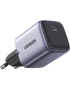 Сетевое зарядное устройство CD319 90666 Nexode Mini GaN 1 USB C 30W Space Gray Ugreen