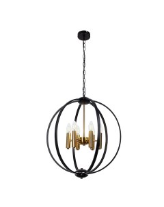 Светильник подвесной Castula A7013SP-6BK (6*60Вт, E14) Arte lamp