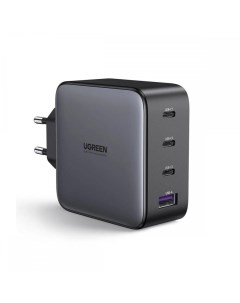 Сетевое зарядное устройство CD226 40747 USB A 3 USB C 100W GaN Tech Black Ugreen