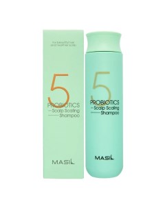 Шампунь для глубокого очищения кожи головы 5 Probiotics Scalp Scaling Shampoo 300 Masil