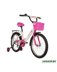 Детский велосипед Simple 20 2021 белый 204SIMPLE WT21 Foxx