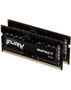 Оперативная память FURY Impact 2x16GB DDR4 SODIMM PC4 21300 KF426S15IB1K2 32 Kingston