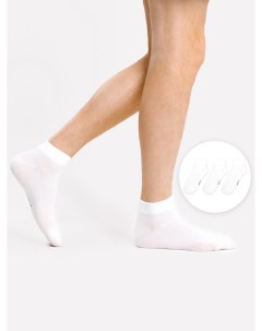 Носки мужские укороченные мультипак 3 шт в белых оттенках Mark formelle