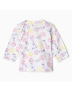 Комплект кофточка штанишки Воздушный шар цвет розовый рост 56 см Семицвет-тики