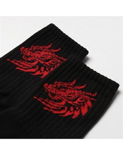 Носки Дракон цвет черный красный размер 29 Tekko