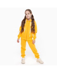 Костюм для девочки джемпер брюки цвет жёлтый рост 128 см Ivashka