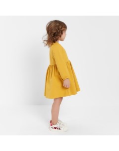 Платье для девочки цвет жёлтый рост 110 см Bonito