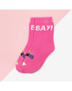 Носки для девочки Вау размер 18 20 см цвет розовый Kaftan