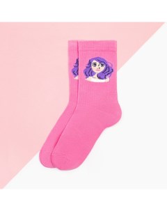 Носки для девочки Beatiful girl 23 25 см цвет розовый Kaftan