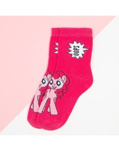 Носки для девочки Пинки Пай My Little Pony 14 16 см цвет розовый Kaftan