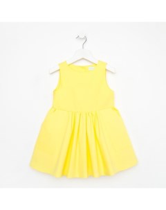 Платье для девочки с карманами размер 30 98 104 цвет жёлтый Kaftan