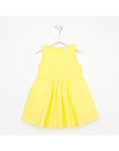 Платье для девочки с карманами размер 32 110 116 цвет жёлтый Kaftan