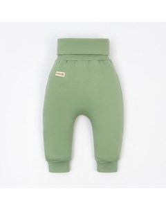 Ползунки штанишки BASIC LINE рост 62 68 см цвет зелёный Крошка я
