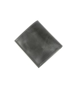 M 609 Портмоне на кнопке отдел для карт 4 монет купюр цвет черный серый 10 5х9 5х1 5см Премьер