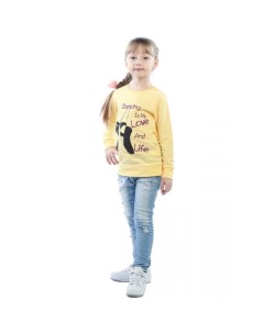 Свитшот детский Dancing рост 122 см цвет желтый Klery